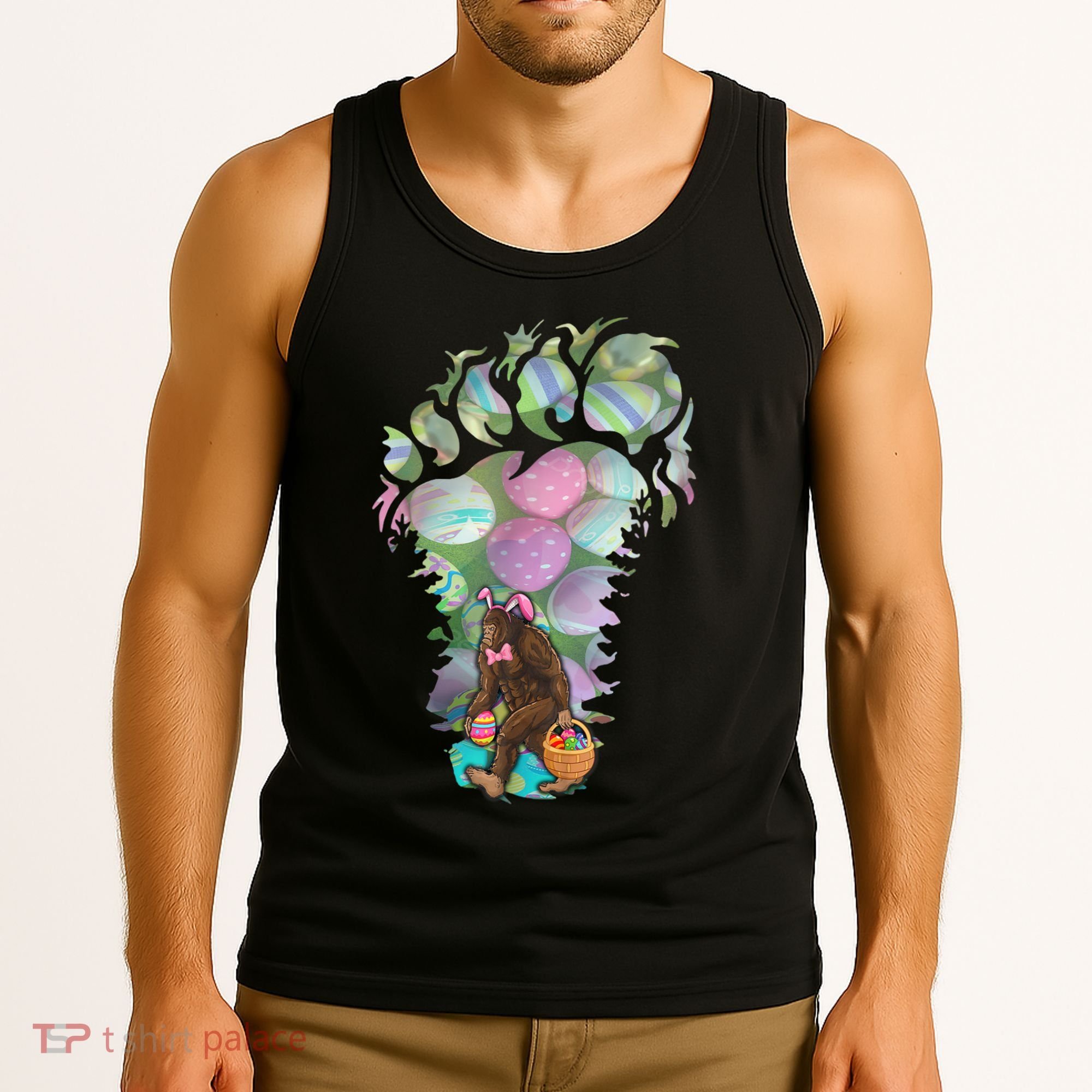 T Bigfoot Easter Costume Tank Top