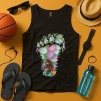 T Bigfoot Easter Costume Tank Top thumb 4