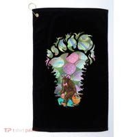 T Bigfoot Easter Costume Golf Towel thumb 0