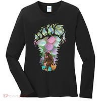 T Bigfoot Easter Costume Women's Long Sleeve Shirt thumb 0