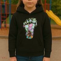 T Bigfoot Easter Costume Kids Hoodie thumb 3