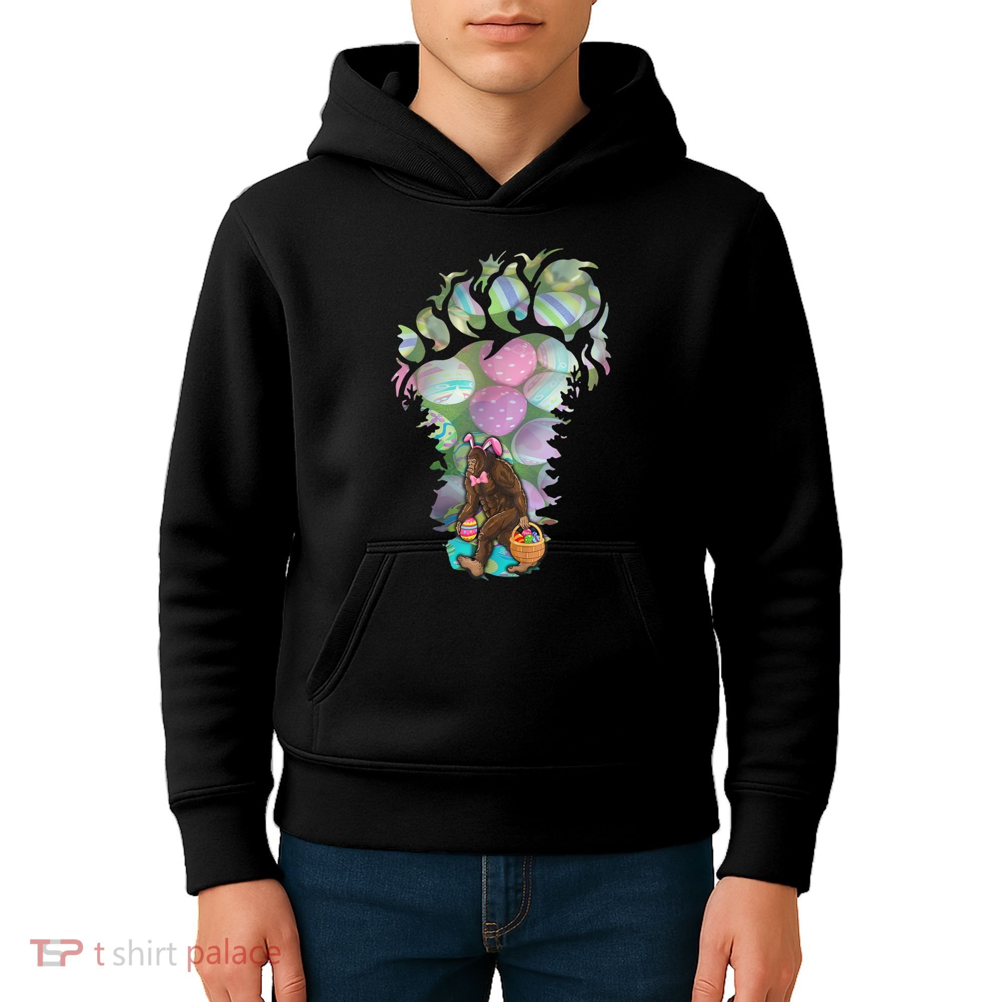 T Bigfoot Easter Costume Kids Hoodie