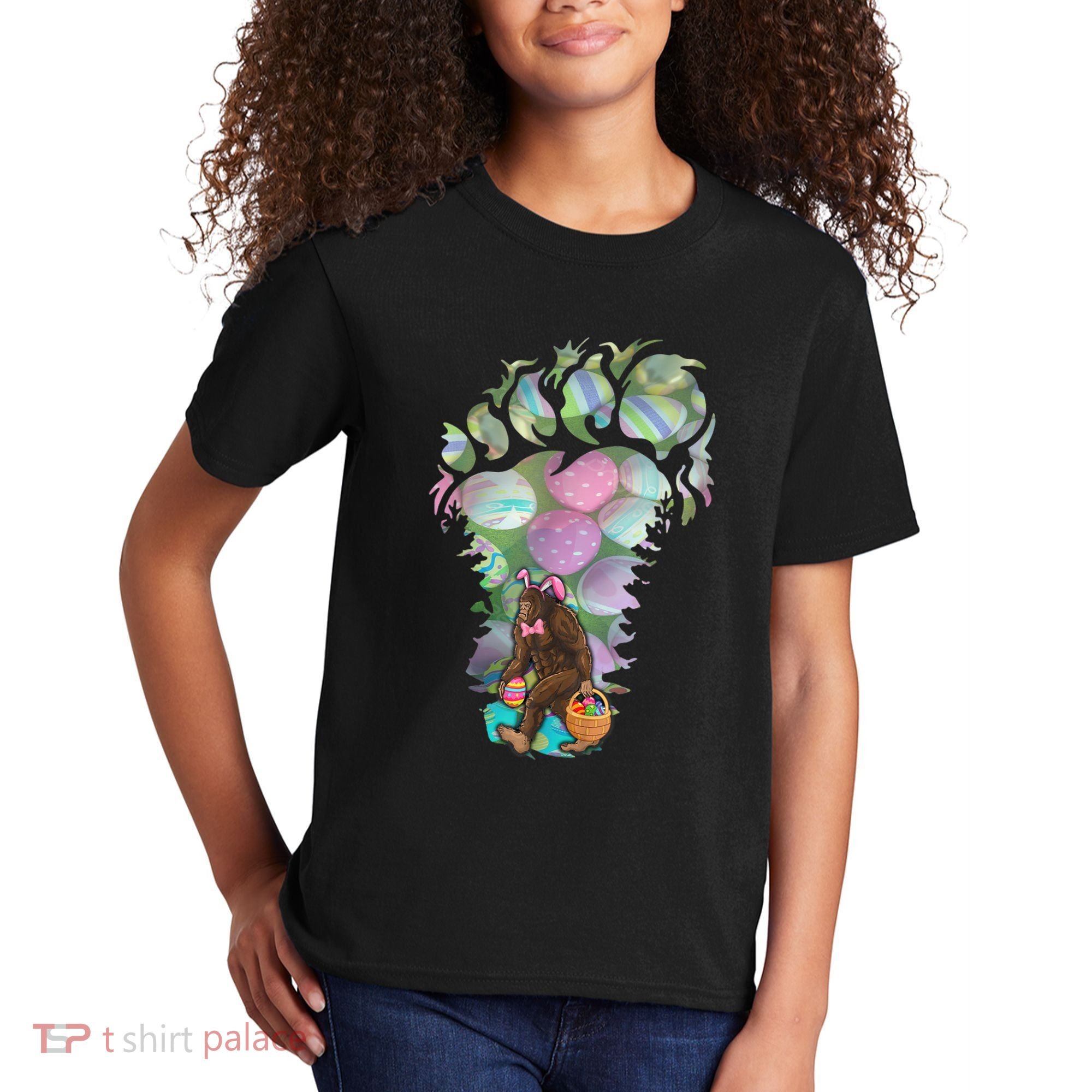 T Bigfoot Easter Costume Kids T-Shirt