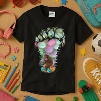 T Bigfoot Easter Costume Kids T-Shirt thumb 3