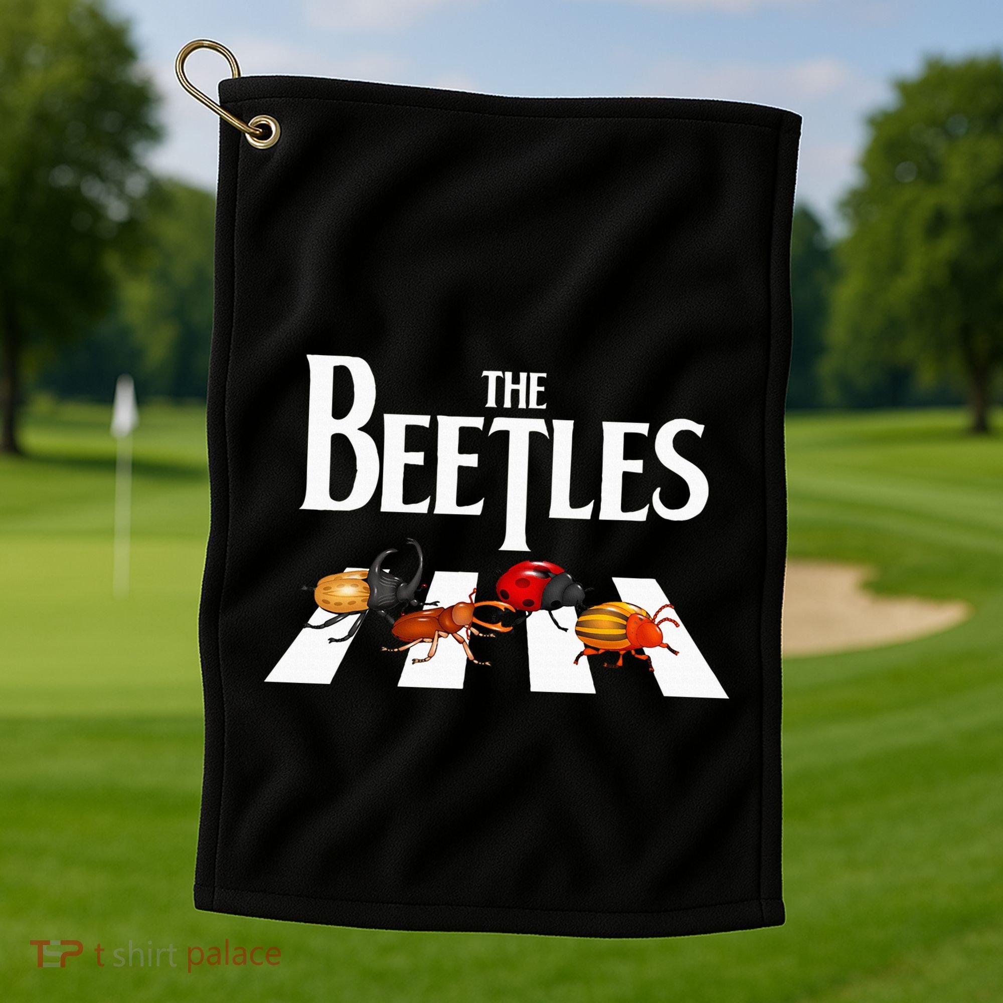 The Beetles Entomology Insect Bug Collector Entomologist Golf Towel