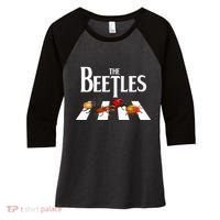 The Beetles Entomology Insect Bug Collector Entomologist Women's Tri-Blend 3/4-Sleeve Raglan Shirt thumb 0