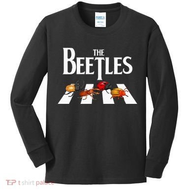 The Beetles Entomology Insect Bug Collector Entomologist Kids Long Sleeve Shirt