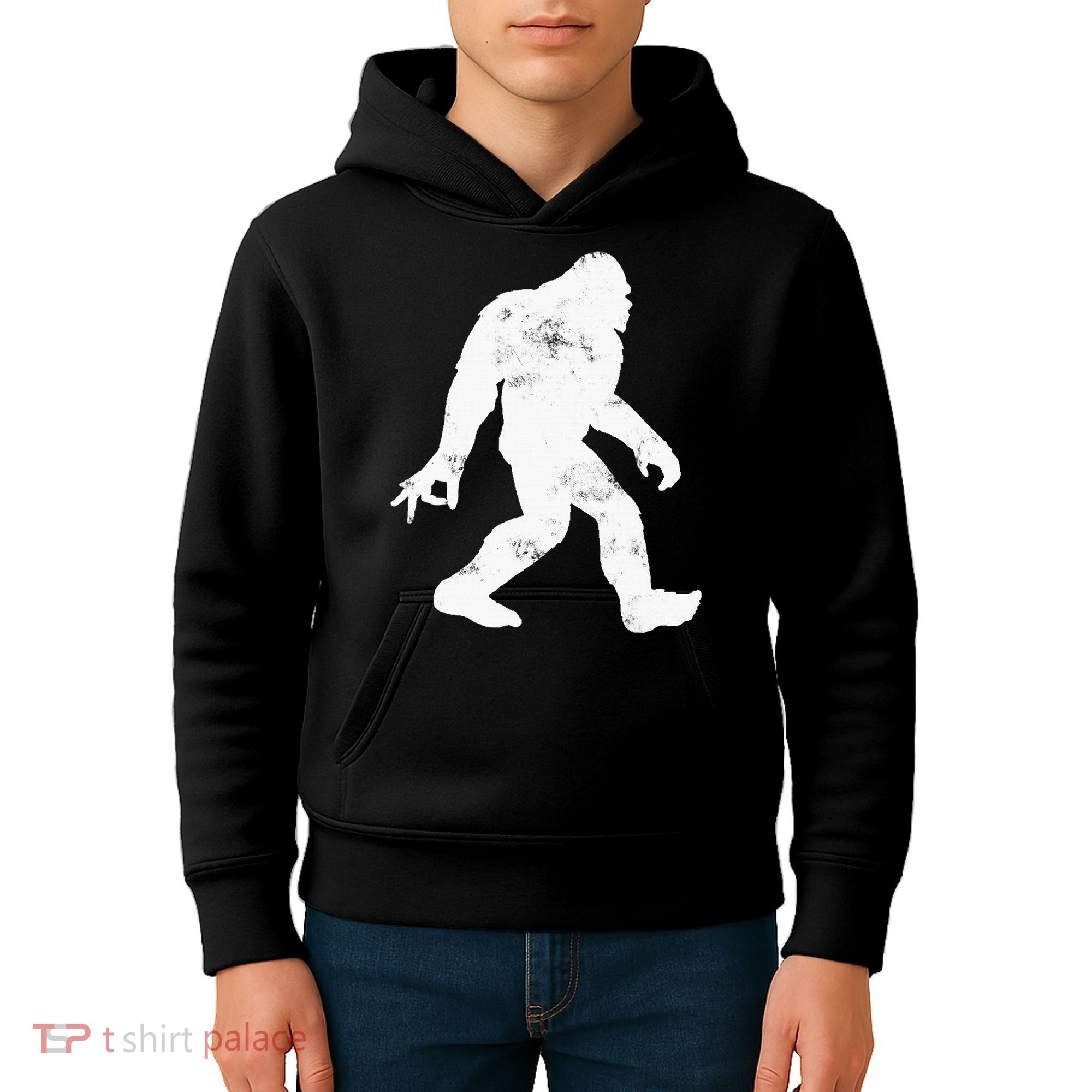 TSD845917 Big Foot Holiday Kids Hoodie