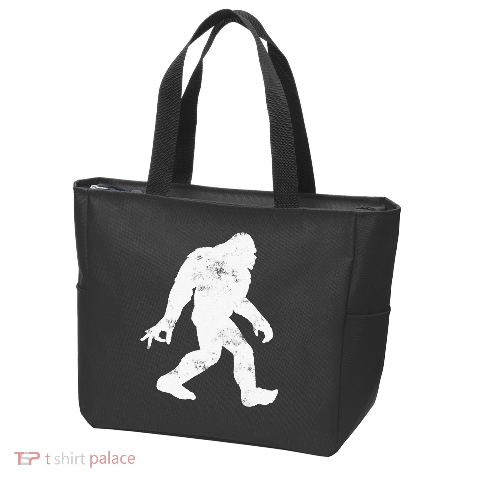 TSD845917 Big Foot Holiday Tote Bag