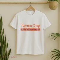 Tampa Bay Florida Retro Vintage Weathered Stripe Throwback T-Shirt thumb 2