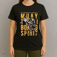 Thai Boxing Full Contact Muay Thai Spirit T-Shirt thumb 4