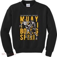 Thai Boxing Full Contact Muay Thai Spirit Kids Sweatshirt thumb 0