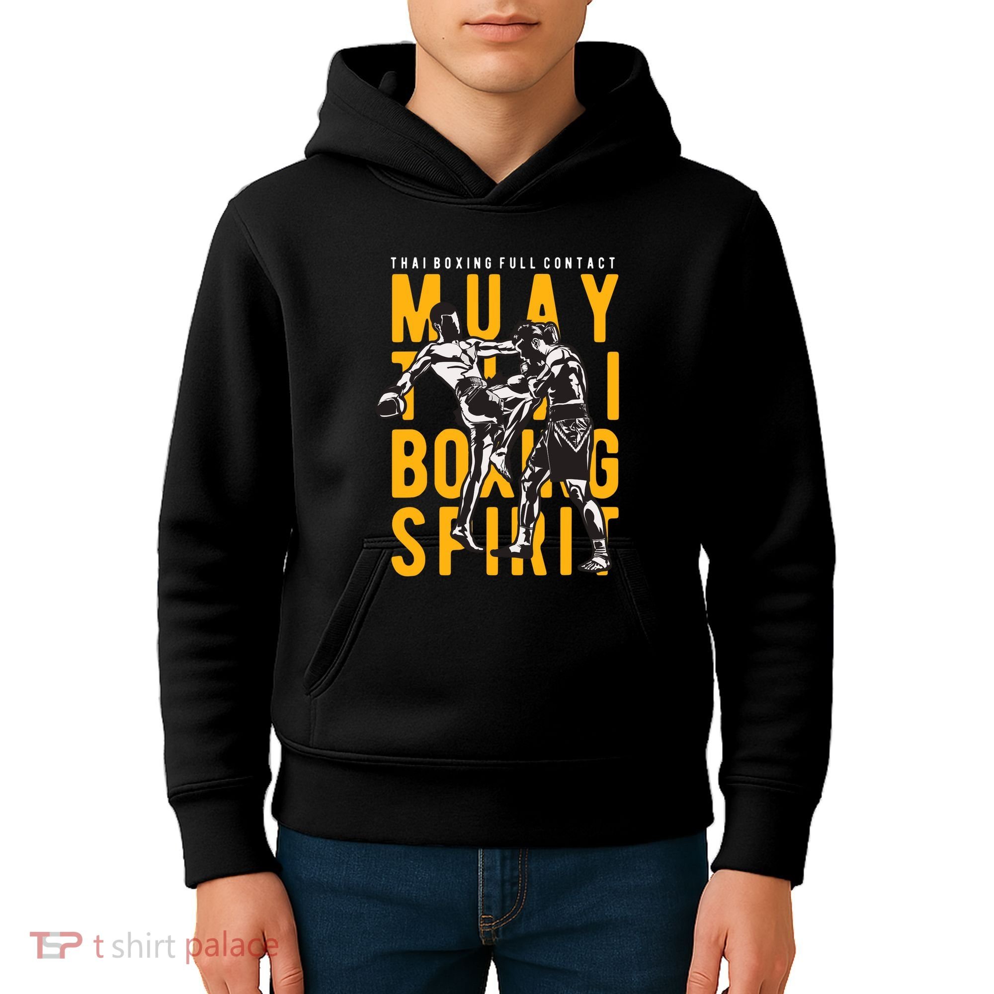 Thai Boxing Full Contact Muay Thai Spirit Kids Hoodie