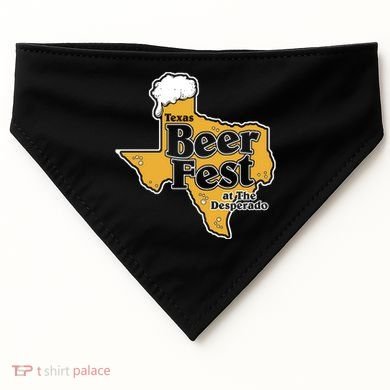 Texas Beer Fest At The Desperado USA-Made Doggie Bandana