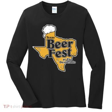 Texas Beer Fest At The Desperado Women's Long Sleeve Shirt