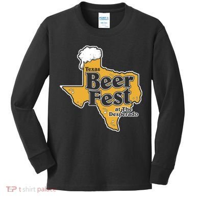Texas Beer Fest At The Desperado Kids Long Sleeve Shirt