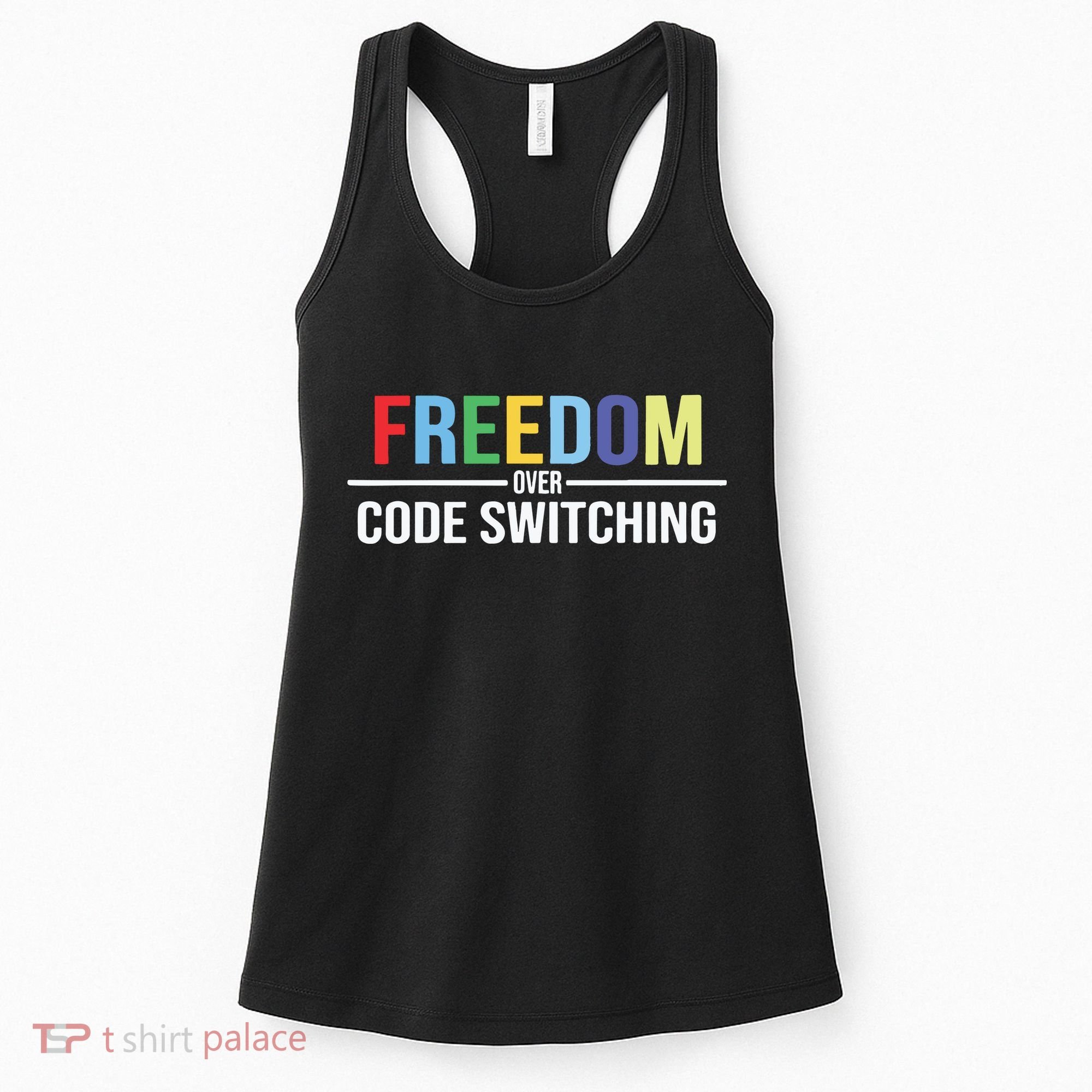 Tabitha Brown Freedom Over Code Switching Women's Tank Top
