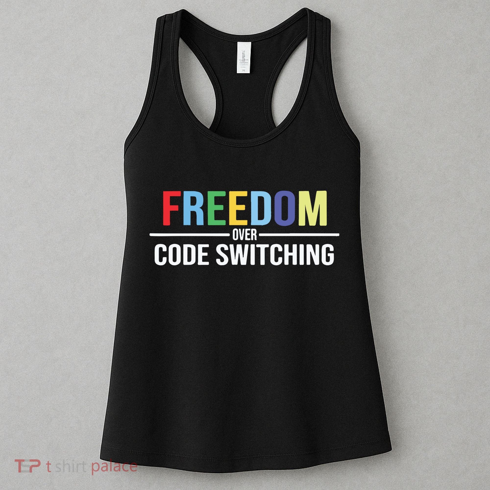 Tabitha Brown Freedom Over Code Switching Women's Tank Top