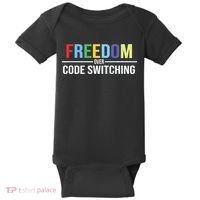 Tabitha Brown Freedom Over Code Switching Baby Bodysuit thumb 0