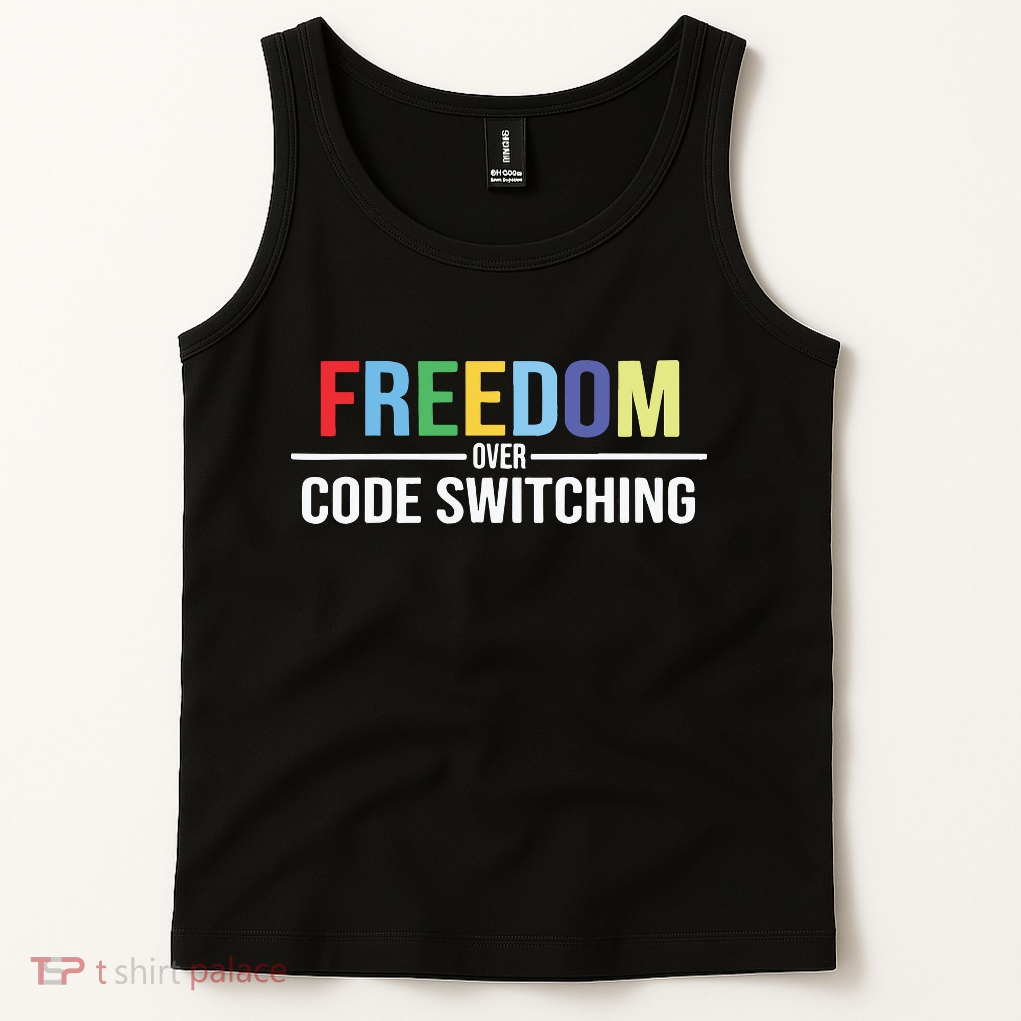 Tabitha Brown Freedom Over Code Switching Tank Top
