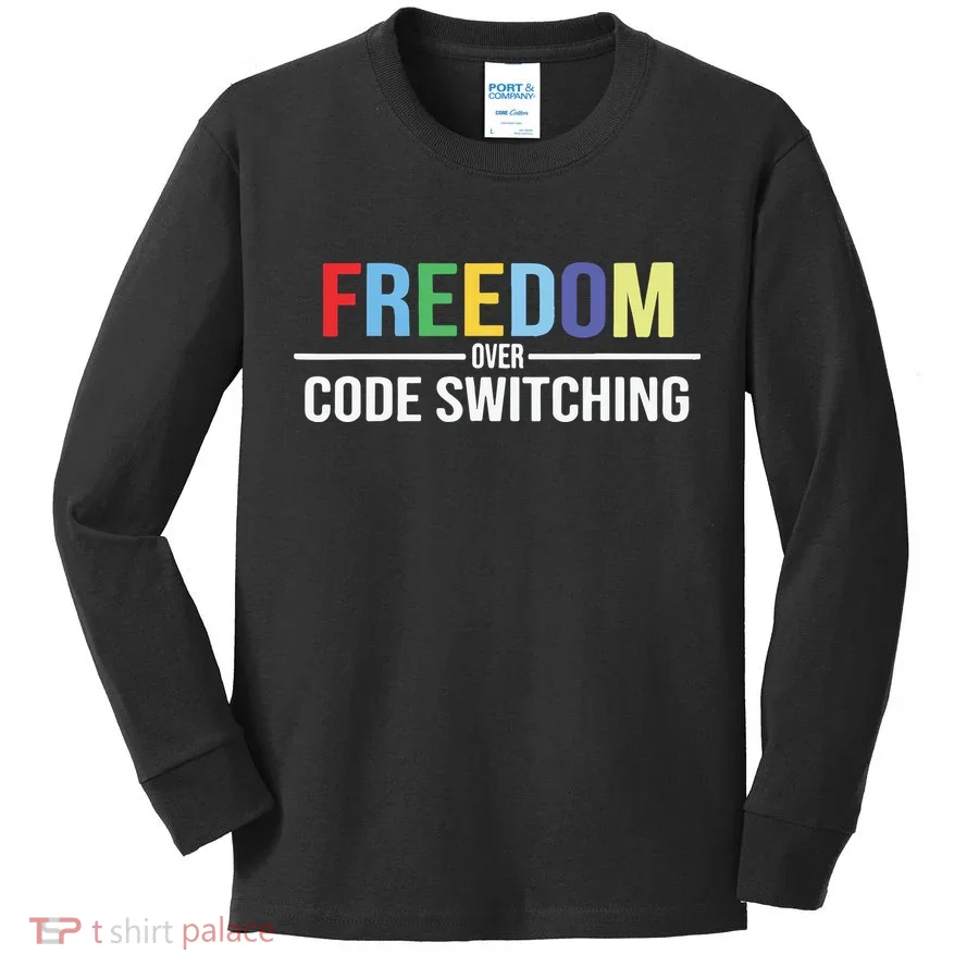 Tabitha Brown Freedom Over Code Switching Kids Long Sleeve Shirt