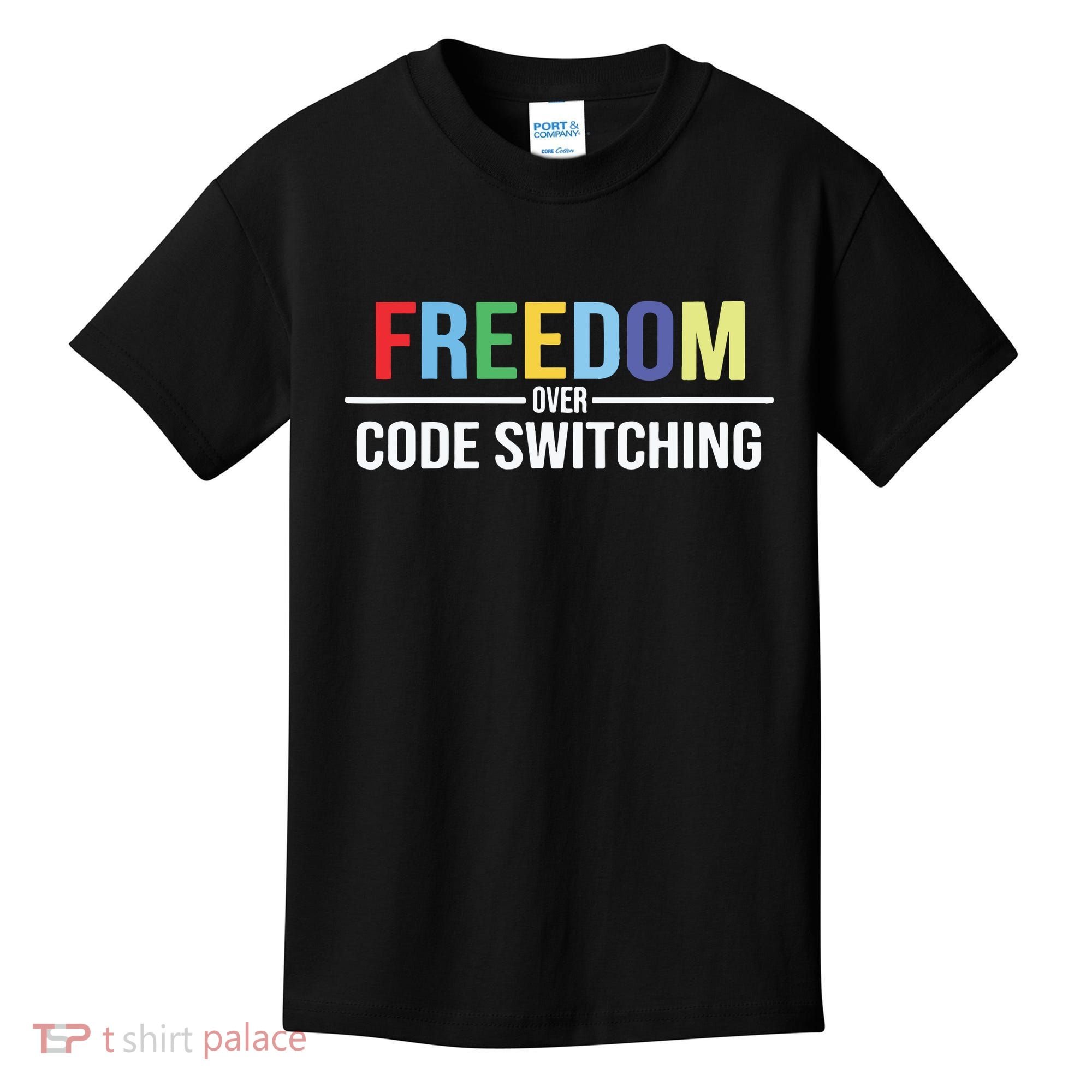 Tabitha Brown Freedom Over Code Switching Kids T-Shirt
