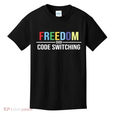 Tabitha Brown Freedom Over Code Switching Kids T-Shirt