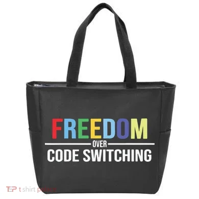 Tabitha Brown Freedom Over Code Switching Tote Bag