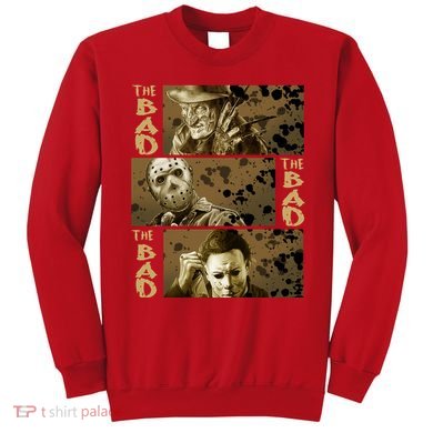 The Bad Freddy Jason Michael Vintage Halloween Horror Characters Sweatshirt