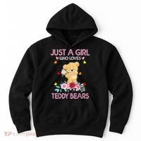 Teddy Bear For Women Just A Who Loves Teddy Hoodie thumb 0