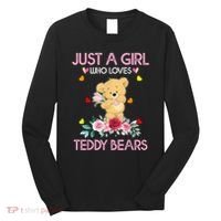 Teddy Bear For Women Just A Who Loves Teddy Long Sleeve Shirt thumb 0