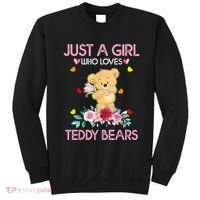 Teddy Bear For Women Just A Who Loves Teddy Sweatshirt thumb 0