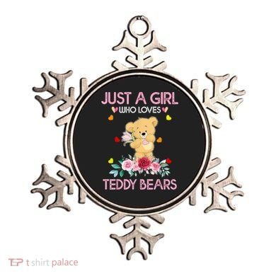 Teddy Bear For Women Just A Who Loves Teddy Ornament