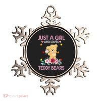 Teddy Bear For Women Just A Who Loves Teddy Ornament thumb 0
