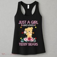 Teddy Bear For Women Just A Who Loves Teddy Women's Tank Top thumb 3