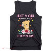 Teddy Bear For Women Just A Who Loves Teddy Tank Top thumb 0