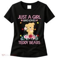 Teddy Bear For Women Just A Who Loves Teddy Women's T-Shirt thumb 0