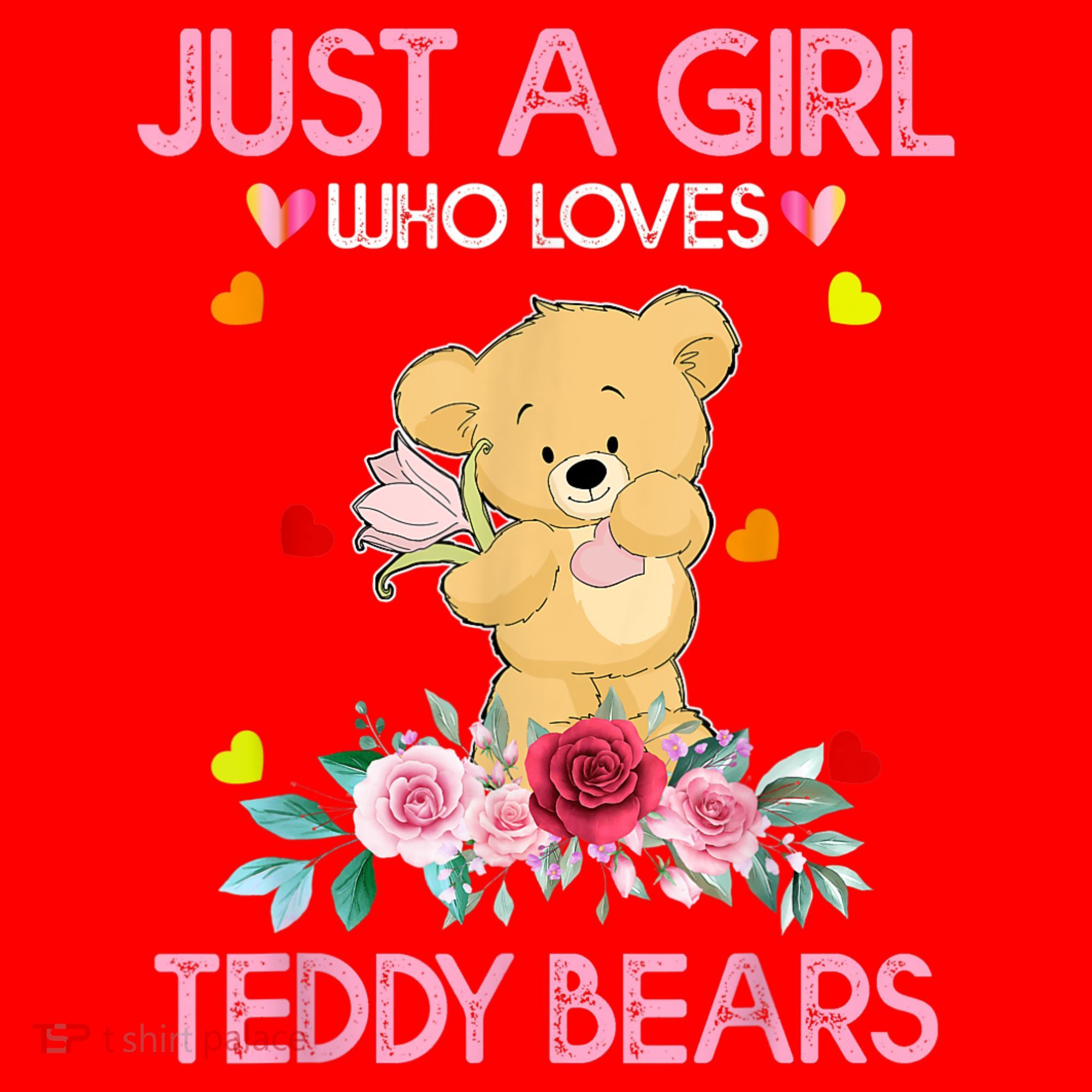 Teddy Bear For Women Just A Who Loves Teddy Santa Hat