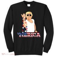 Trump Bae Funny 4th Of July Trump Salt Freedom Sweatshirt thumb 0
