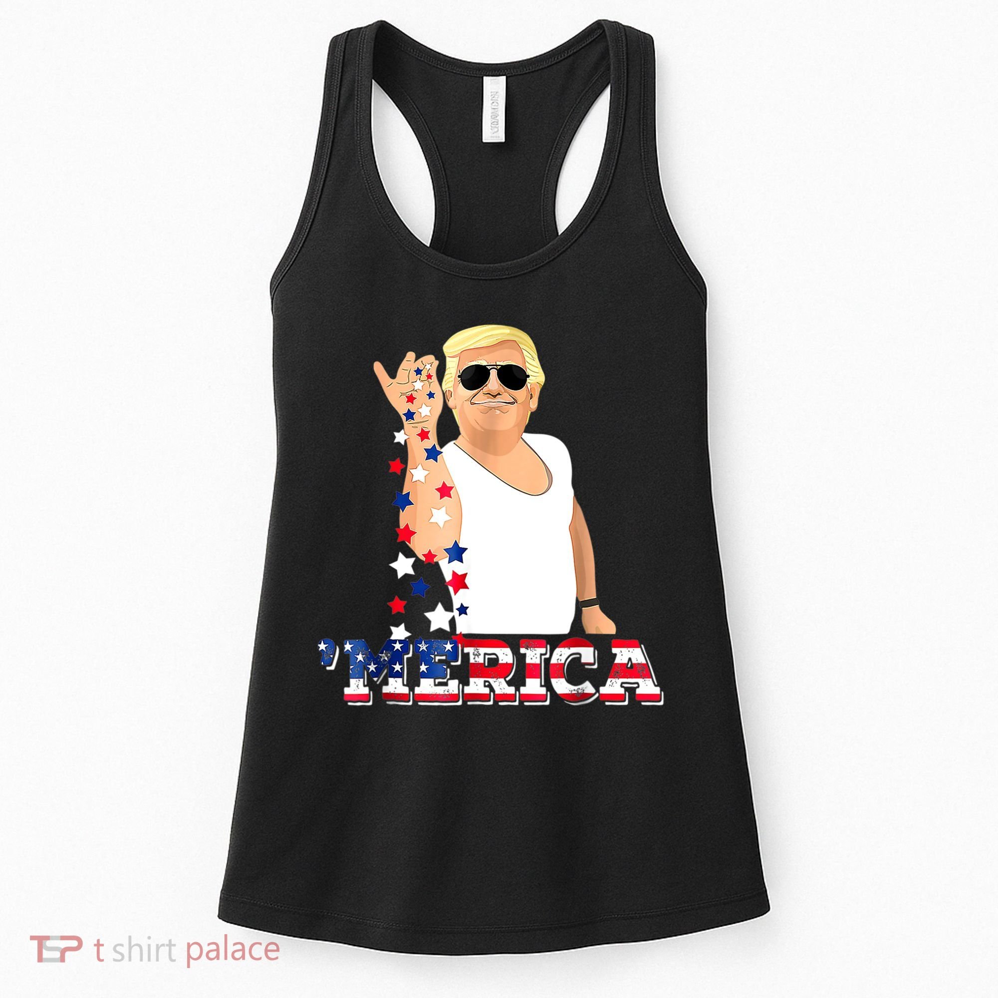 Trump Bae Funny 4th Of July Trump Salt Freedom Women's Tank Top
