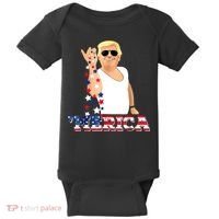 Trump Bae Funny 4th Of July Trump Salt Freedom Baby Bodysuit thumb 0