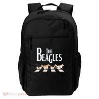 The Beagles Funny Dog Lover Abbey Road Backpack thumb 0