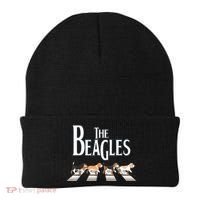 The Beagles Funny Dog Lover Abbey Road Beanie thumb 0