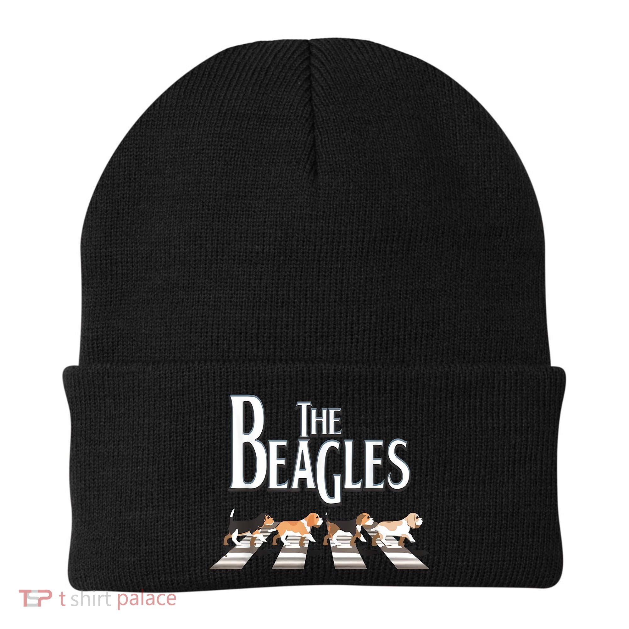 The Beagles Funny Dog Lover Abbey Road Beanie