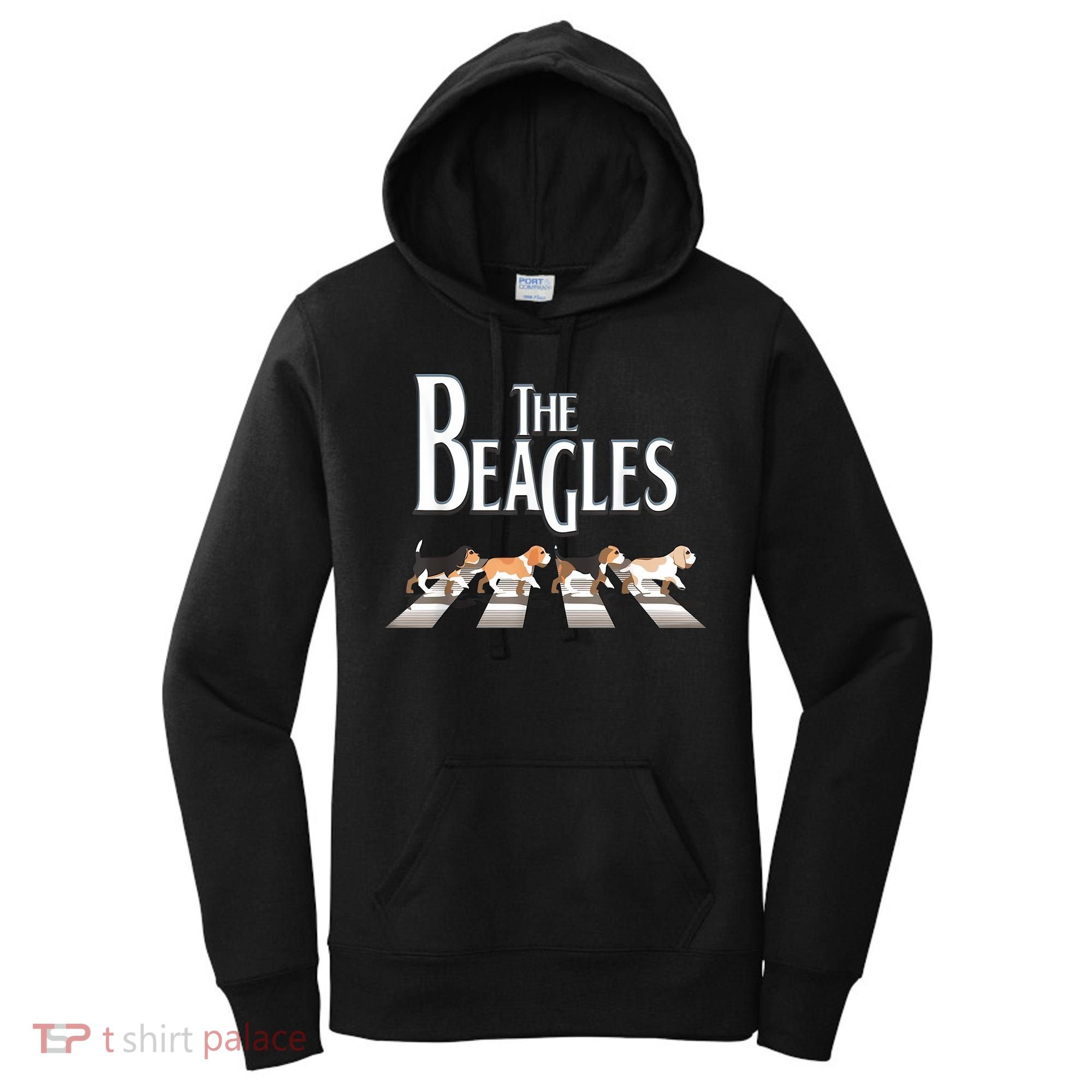 The Beagles Funny Dog Lover Abbey Road Women's Hoodie