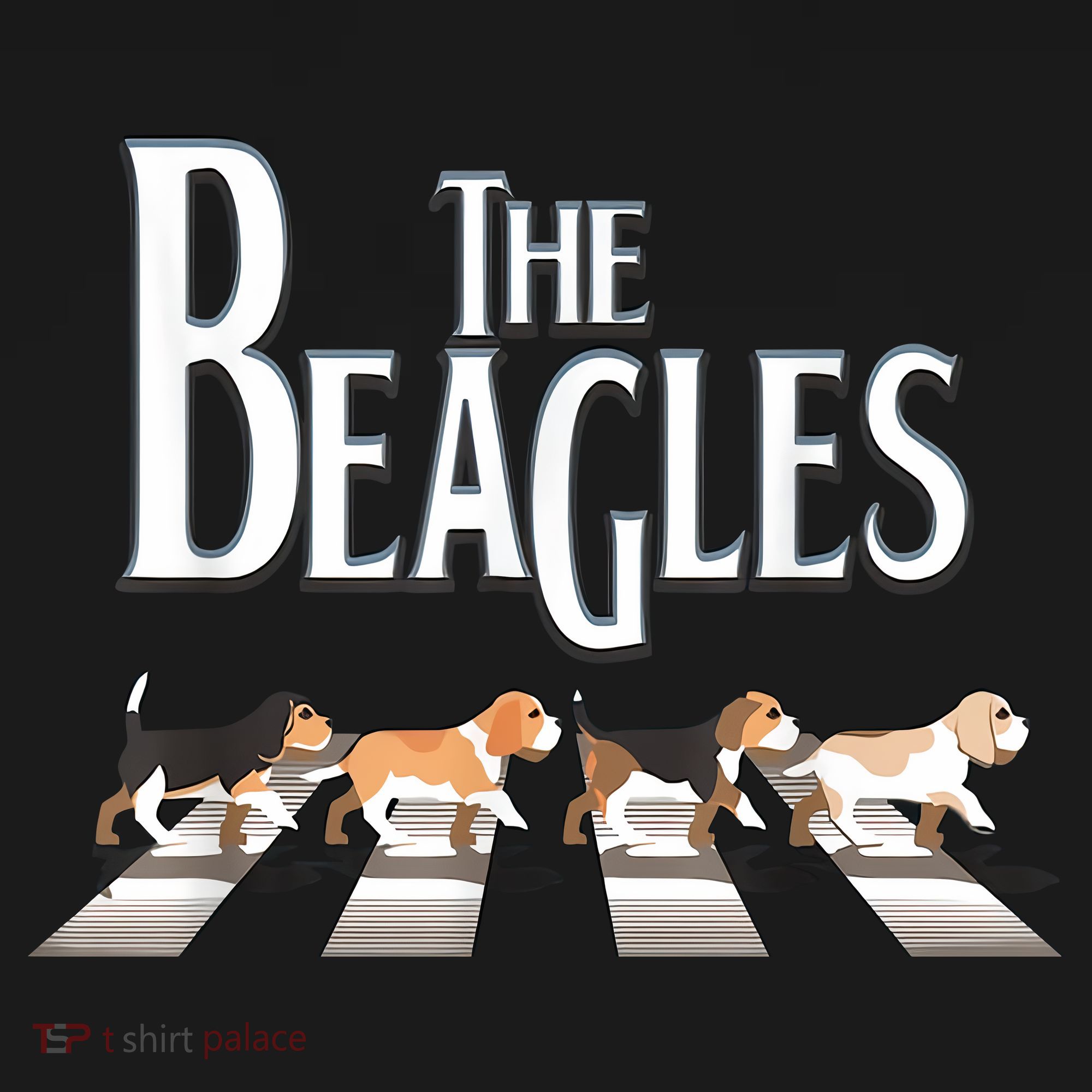 The Beagles Funny Dog Lover Abbey Road Women's Hoodie