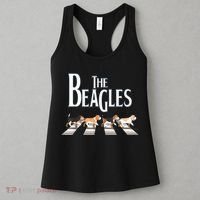 The Beagles Funny Dog Lover Abbey Road Women's Tank Top thumb 3