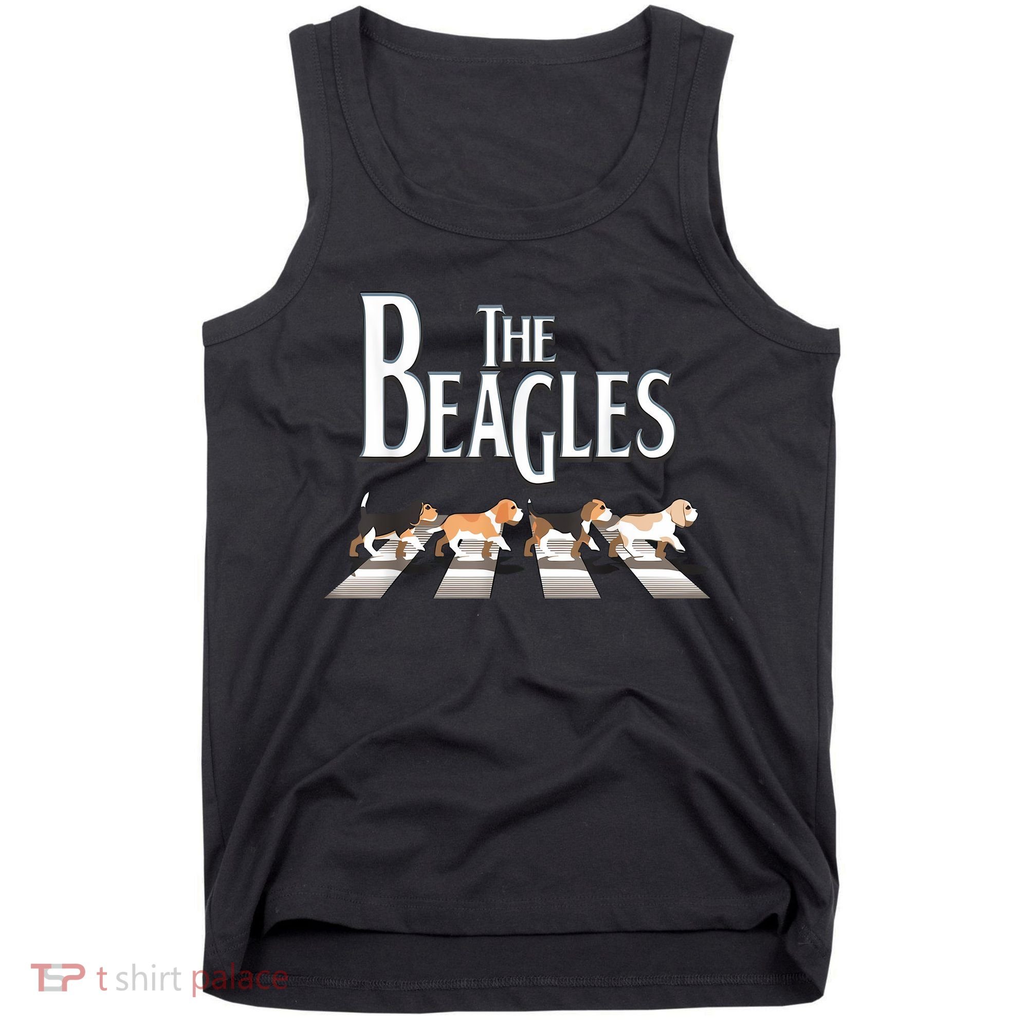 The Beagles Funny Dog Lover Abbey Road Tank Top