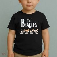 The Beagles Funny Dog Lover Abbey Road Toddler T-Shirt thumb 2