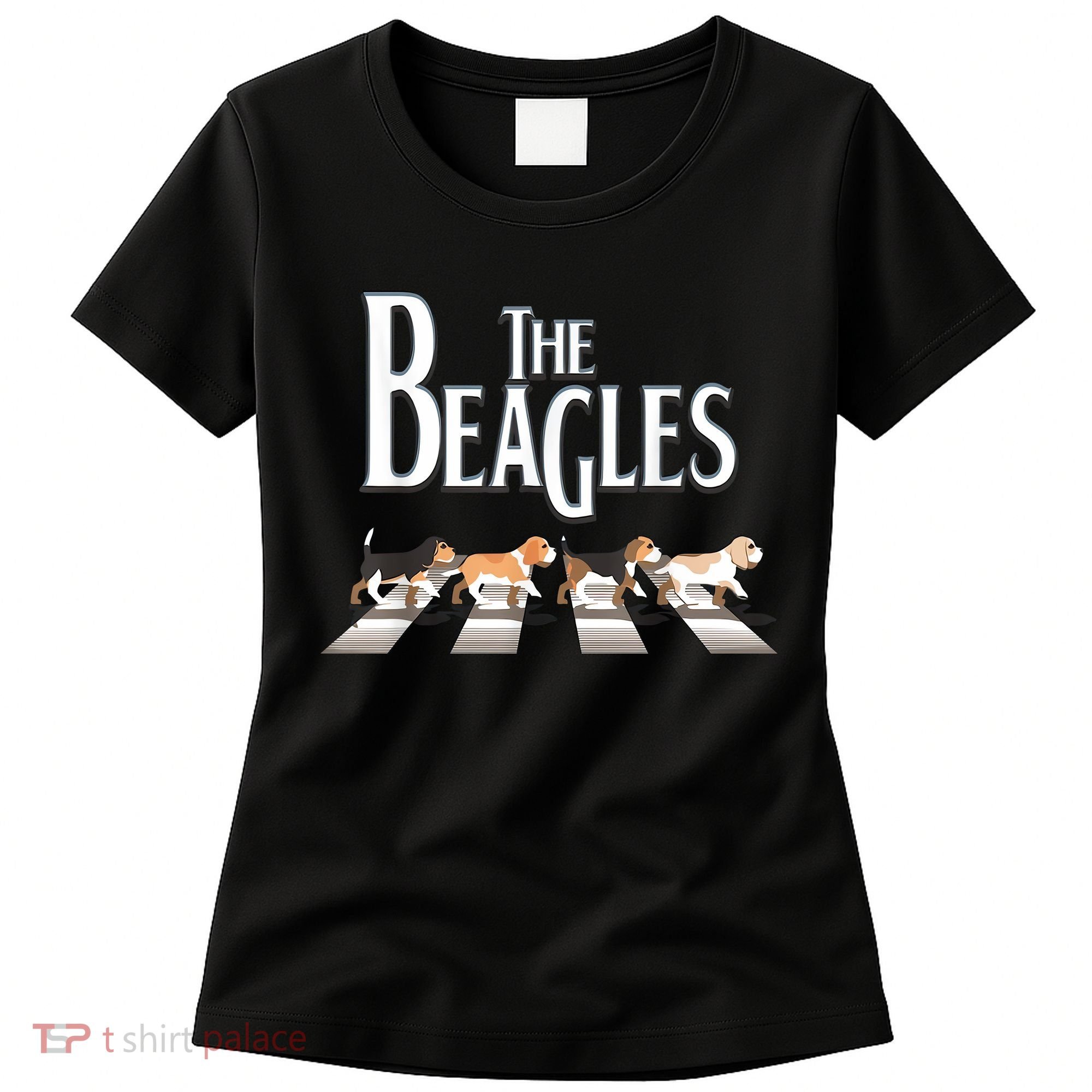 The Beagles Funny Dog Lover Abbey Road Women's T-Shirt